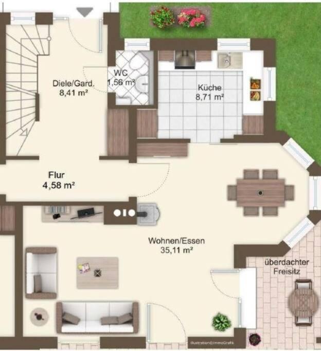 Phantastisches Haus Mit Pool Direkt In Muenchen Ngoại thất bức ảnh